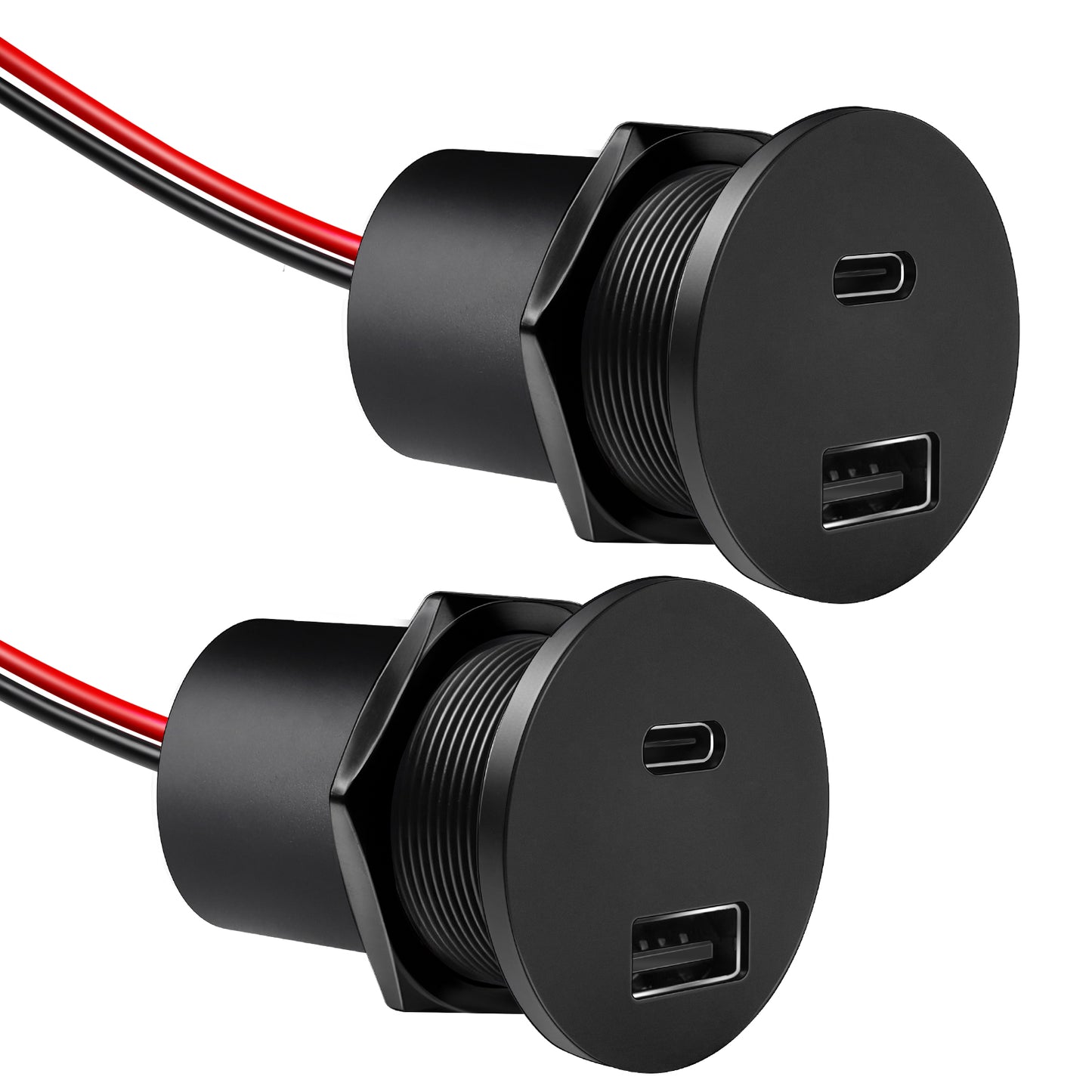 48W 12V USB Socket Outlet, PD3.0 30W+QC3.0 18W