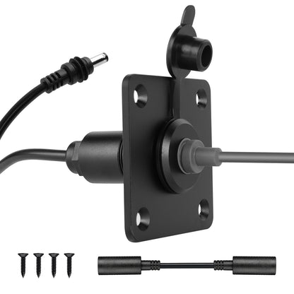 for Starlink Mini DC Female Power Socket, Aluminum Wall Pass Through Kit