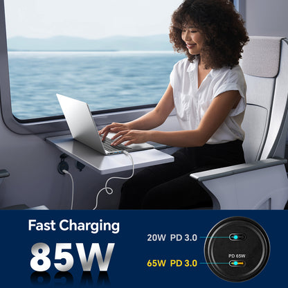 85W 12V USB C Socket 65W PD & 20W PD RV USB Outlet All-Aluminum
