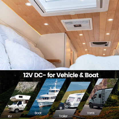 12V LED Lights, Recessed Ceiling Light 76mm 3CCT 3000K/4000K/6000K
