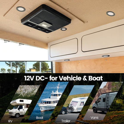 12V LED Lights, Recessed Ceiling Light 76mm 3CCT 3000K/4000K/6000K