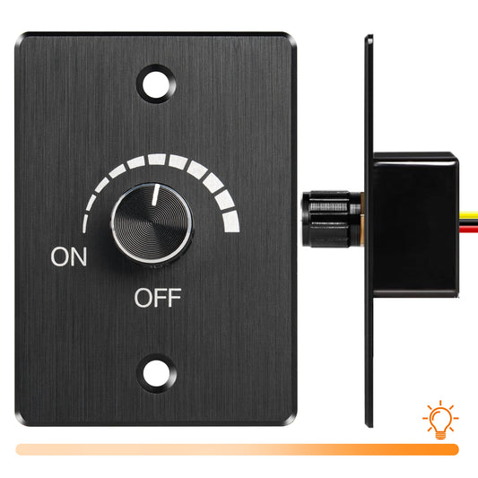 12V Dimmer Switch, 6A RV Light High-side PWM Dimmer