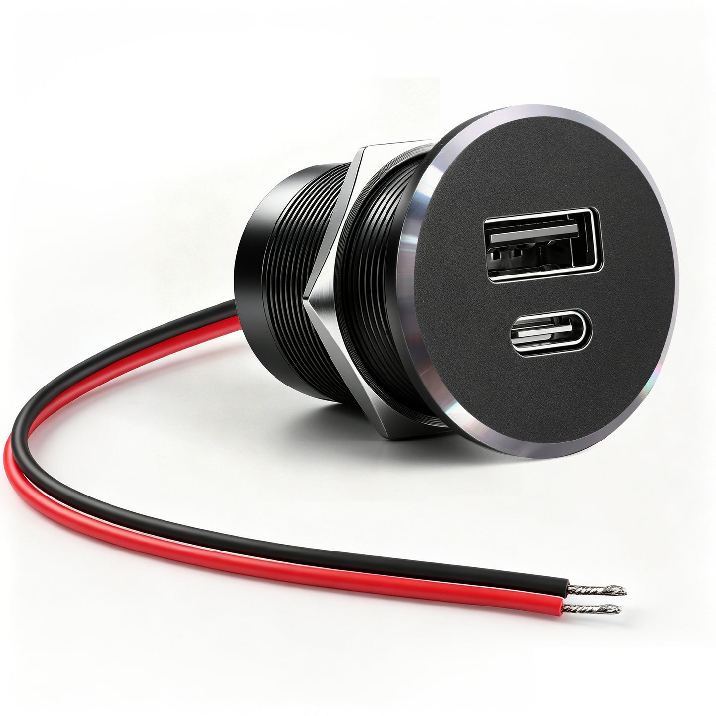 48W 12V USB Socket Outlet, PD3.0 30W+QC3.0 18W