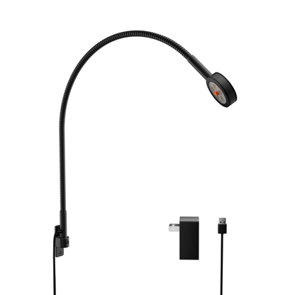 Minimalist Bedside LED Reading Light, CRI 90+ 4000K, Powered by USB