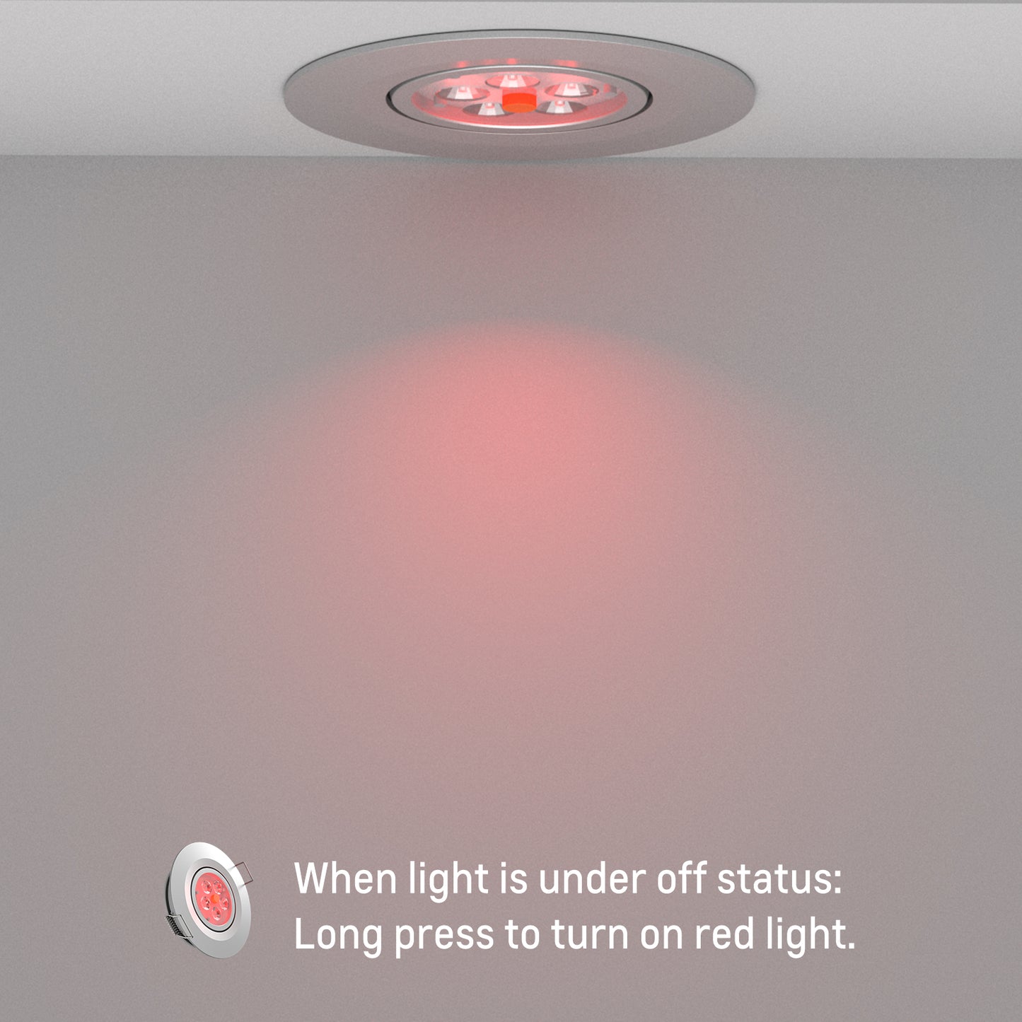 12V LED Puck Light, RV Boat Swivel Recessed LED Interior Light, 36° Beam Angle Vertical 70° Adjustment,Full Aluminum Downlights,3 Inch Inbuilt Dimmer Switch & Red Nightlight, Silver