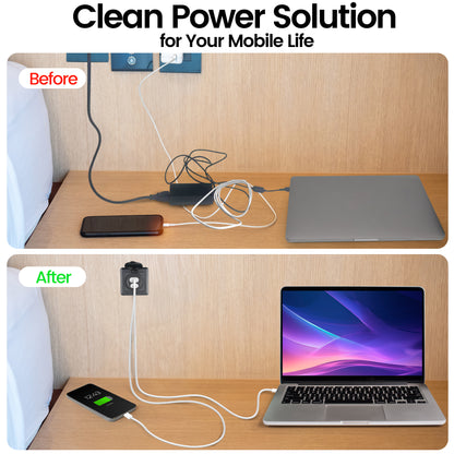 85W 12V USB C Socket 65W PD & 20W PD RV USB Outlet All-Aluminum