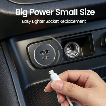 48W 12V USB Socket Outlet, PD3.0 30W+QC3.0 18W