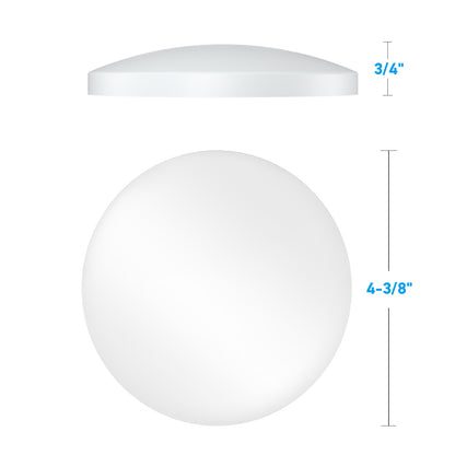 12V LED Ceiling Dome Light, RV Interior Puck Light, Overhead Panel Light CRI 90+ Surface Mount DC 12V 6-Pack