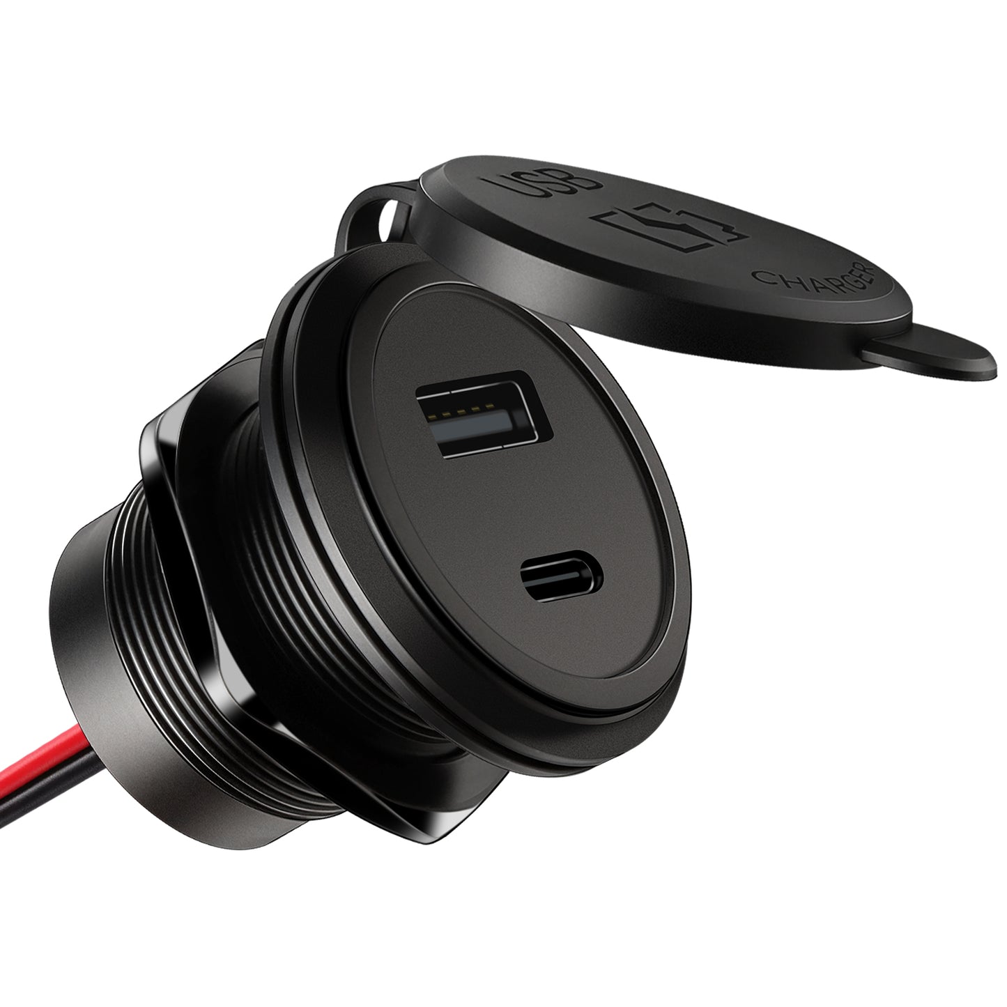 48W 12V USB Socket Outlet, PD3.0 30W+QC3.0 18W