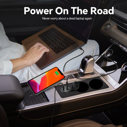 83W 12V USB Socket Outlet, PD3.0 65W+QC3.0 18W