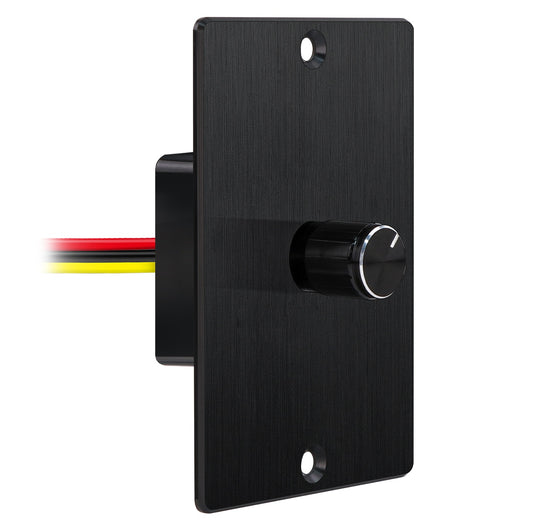 12V Dimmer Switch, 10A RV Light High-side PWM Dimmer, Perfect for Caravan Van Boat Truck Cars Strip Light and 12V LED Light Fixture, Rotary Dimming