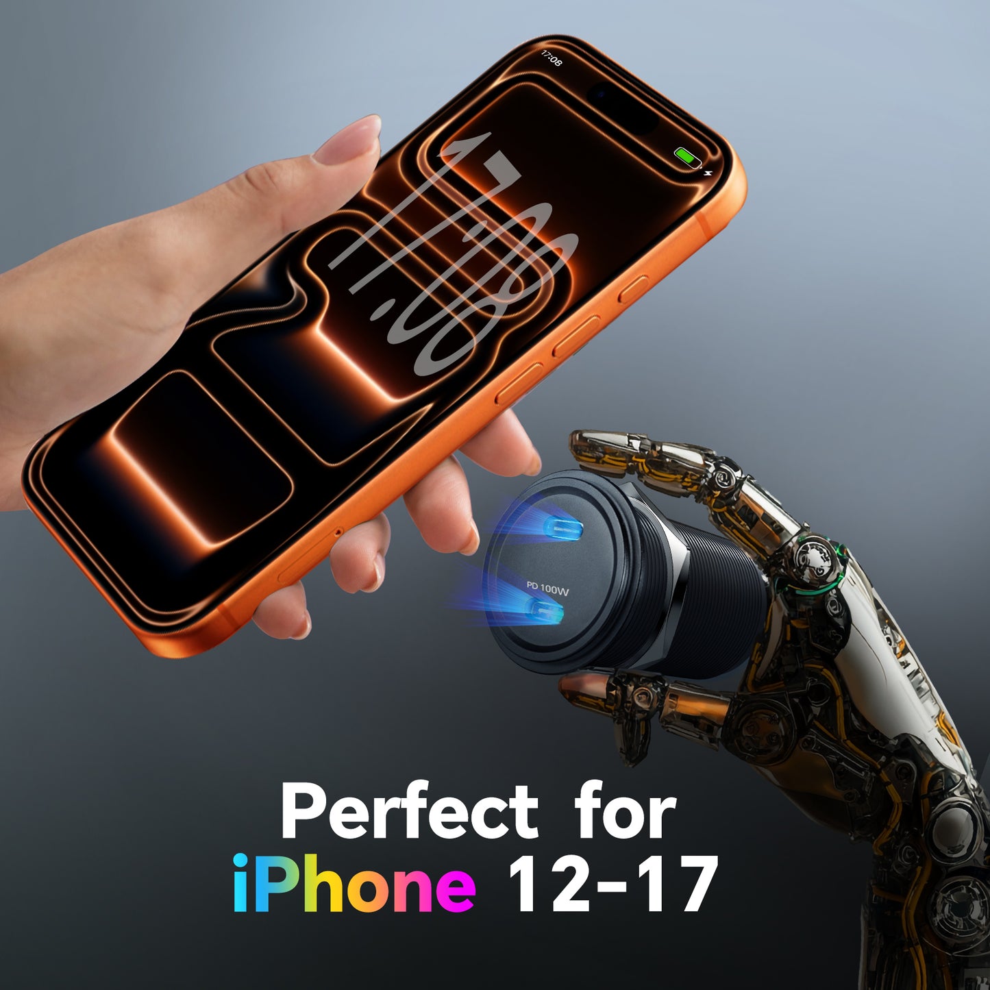 120W 12V USB C Socket 100W PD & 20W PD RV USB Outlet All-Aluminum