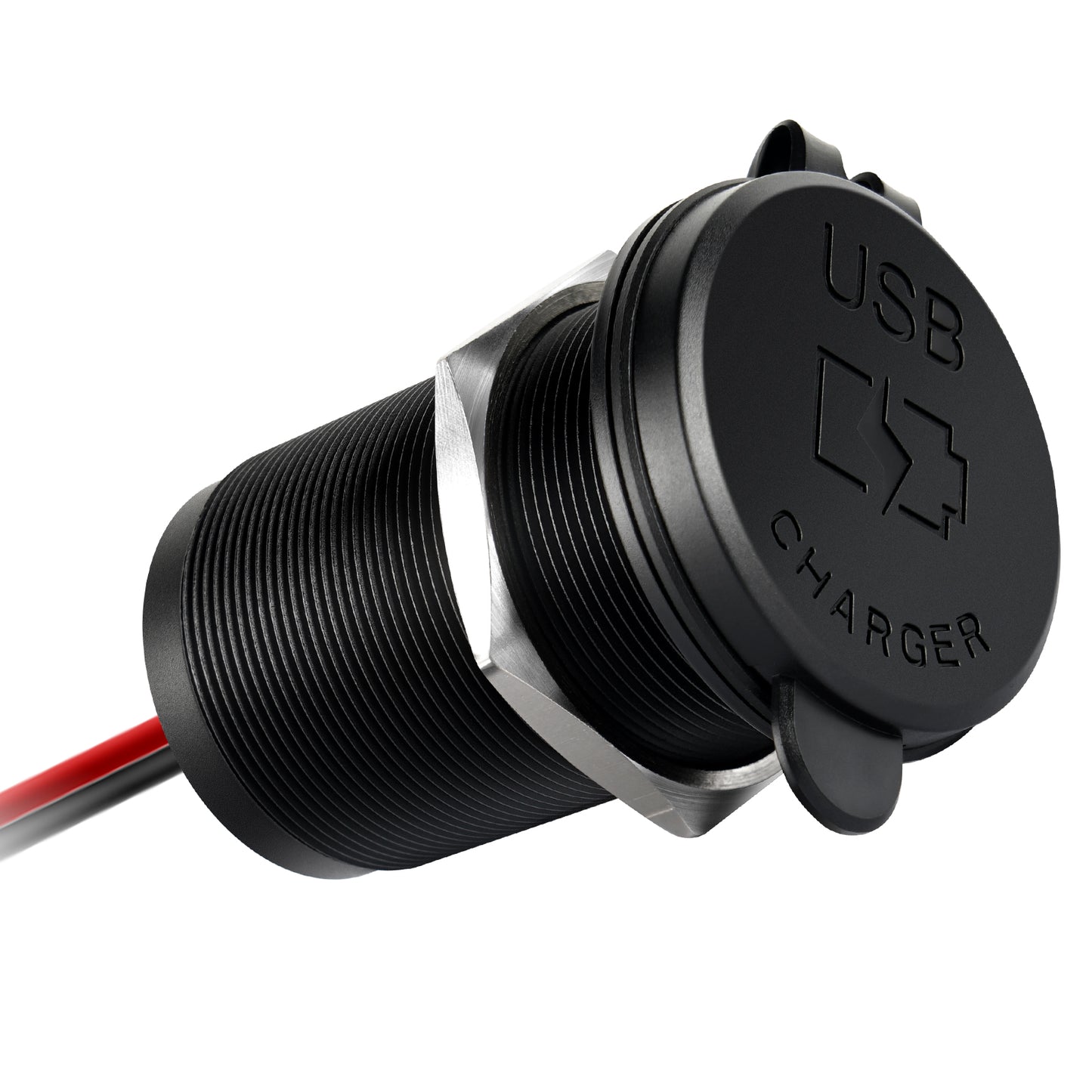 118W 12V USB Socket Aluminum Outlet, 100W PD3.0 USB-C & 18W QC3.0 USB-A