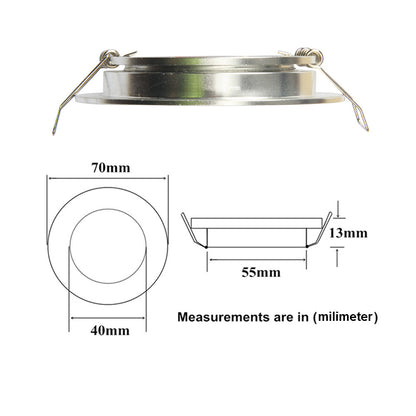 12V LED Puck Light RV Boat Led Recessed Ceiling Light 4 Pieces - Super Slim Full Aluminum