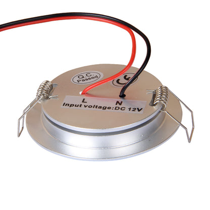 12V LED Puck Light RV Boat Led Recessed Ceiling Light 4 Pieces - Super Slim Full Aluminum