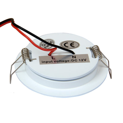12V LED Puck Light RV Boat Led Recessed Ceiling Light 4 Pieces - Super Slim Full Aluminum